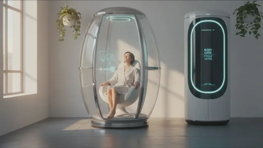 Badrumsrevolution: kapseldusch ersätter vanlig dusch och smart ”tvättmaskin för människor”